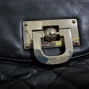 DKNY Quilted Nappa Leather Shoulder Bag